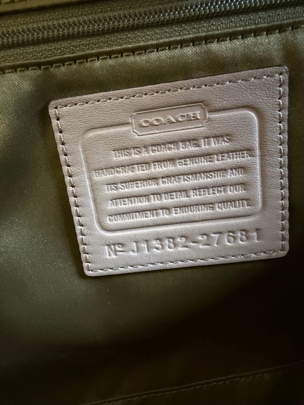 Coach Madison Carrie 27681 Gathered Leather Satchel Shoulder Bag in Blush Pink